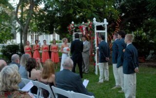 A picturesque garden wedding ceremony in Key West