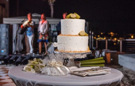 Reception Sunset Wedding at Southernmost Beach Resort, Key West